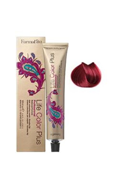 Farmavita Vopsea Permanenta - Life Color Plus Professional, nuanta 7.62 Red V...
