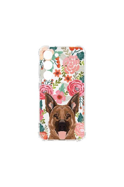 bestcase Противоударен калъф 1.5ММ, съвместим със Samsung Galaxy A34 5G, Куче...