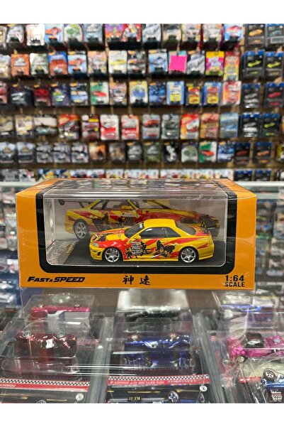 HOT WHEELS Fast&Speed Nissan Skyline GTR R34 Samurai 999 Limitli (Pleksi-Kapa...