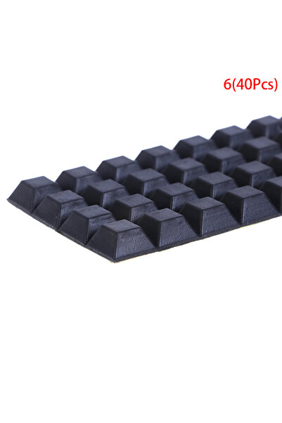 Choice1 612.5x12.5x6 40Pcs 40Pcs Square Feet Self-Adhesive Bumper Door Buffer...