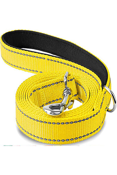 Choice34 1.5cmx150cm Yellow Cats Dogs Harness Collar Lead Strap Night Reflect...