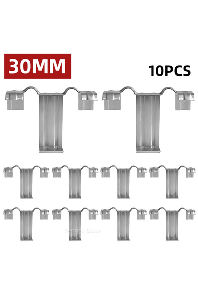 Choice1 30MM (10PCS) Solar Panel Photovoltaic Water Guide Clip Stainless Stee...