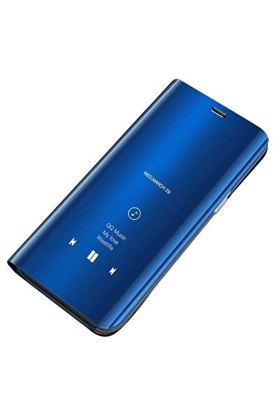 OEM Clear View Cover Xiaomi Redmi Note 9T Μπλέ