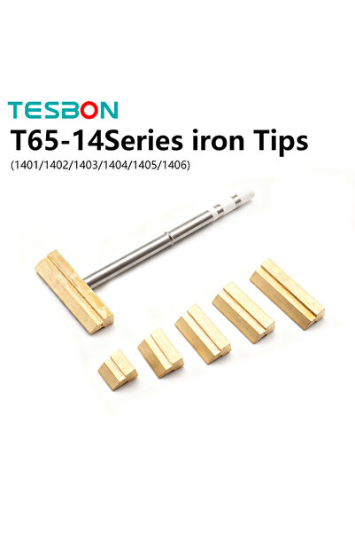 Choice4 T65 6PCS T65 14 Series T-Spade Soldering Iron Tip Scraper Shovel Spat...