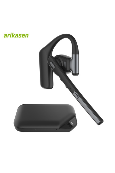 Choice black Bluetooth 6.0 Headset, Wireless Hands-Free Earpiece with ENC Dua...