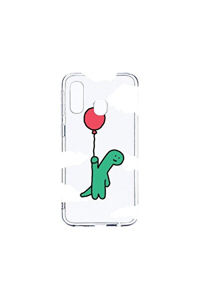 bestcase Clear Silicone Case 2MM, Compatible with Samsung Galaxy A40, Dino Ba...