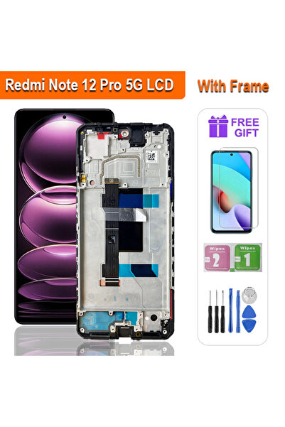 Choice شاشة 12Pro 5G مع إطار 6.67 بوصة من نوع Super AMOLED لهاتف Redmi Note 1...