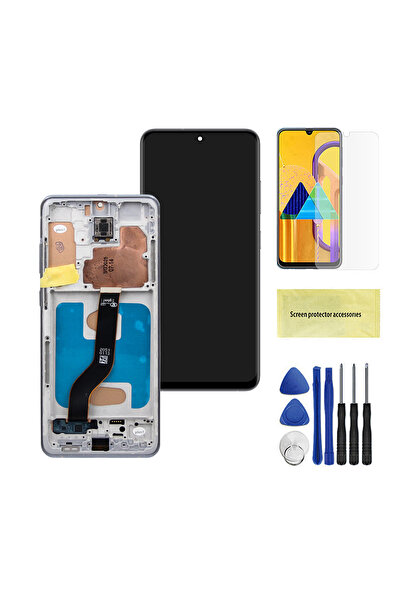 choice2 شاشة LCD زرقاء مع إطار لهاتف S20 Plus/S20+ G985 G986 بجودة TFT مع إطا...