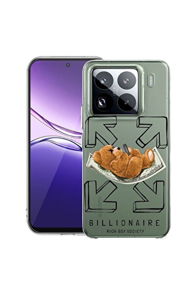 bestcase ¬Æ Husa Clear Slim Silicon Compatibila cu Xiaomi 15, Billionaire Bea...