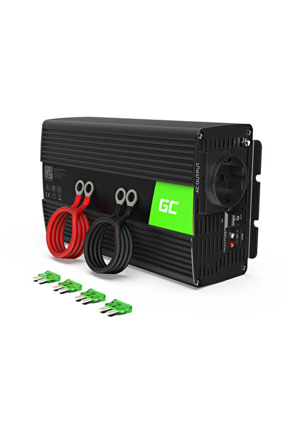 Greencell Green Cell KFZ Convertor de tensiune Invertor de putere 12V > 220V ...