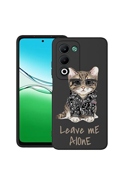 bestcase Husă pentru Xiaomi Redmi 15 4G (171 MM) cu design Leave Me Alone Cat...