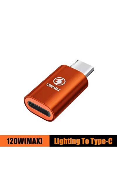 Choice1 محول OTG من النوع الأنثوي إلى النوع الذكري بقوة 120 واط PD من Orange،...