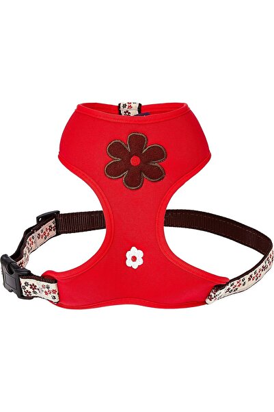 Bobby Flower Dog Harness T-Shirt, Large, Red
