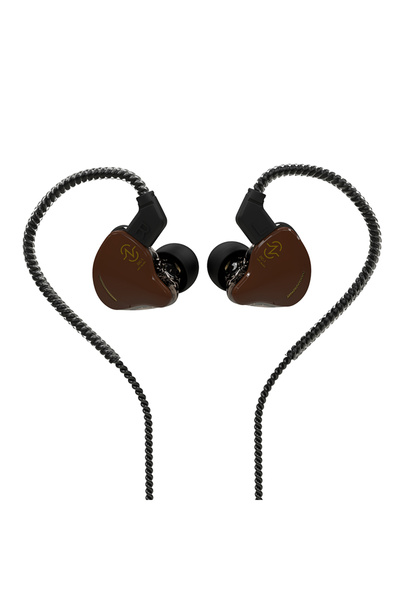 Choice4 Brown no Mic CCZ in ear HiFi bass immersive sound headphones for drum...
