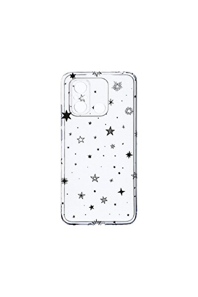 bestcase Διαφανής Θήκη Σιλικόνης 2MM, Συμβατή με Xiaomi Redmi 12C, Αστέρια, Α...
