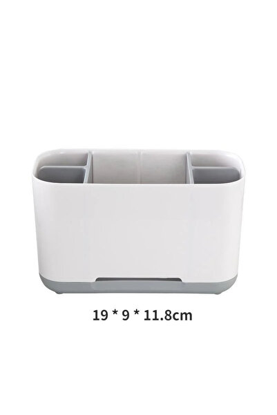 Choice1 Large gray Multifunctional Countertop Toothbrush Holder, Large Capaci...