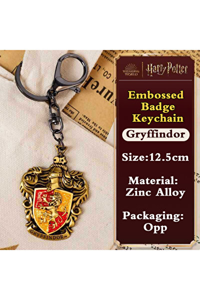 choice2 1Pcs-A Genuine Harry Potter Metal Embossed Badge Keychains Cosplay Pr...