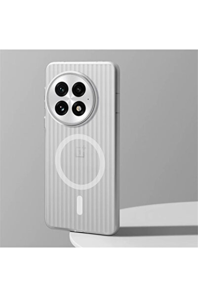 Choice5 for Oneplus 12 Matte Ivory Luxury Matte Clear Corrugated Phone Case F...