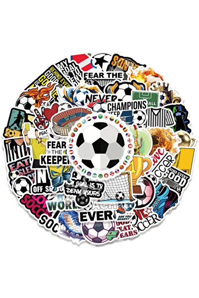 Choice 50pcs 50Pcs Football Stickers Soccer Balls DIY Stickers Skateboard Mot...