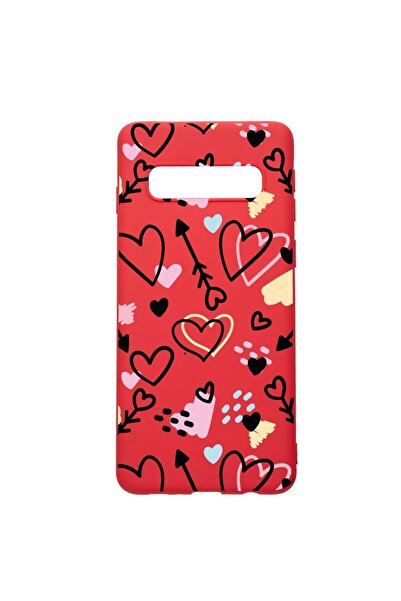 bestcase Θήκη σιλικόνης συμβατή με Samsung Galaxy S10 Plus, Σχέδιο με σύμβολα...