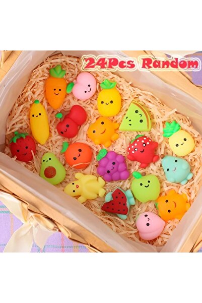Choice4 24pcs(random) 1-24pcs Mochi Squishy Toys Set for Kids Mini Squishies ...