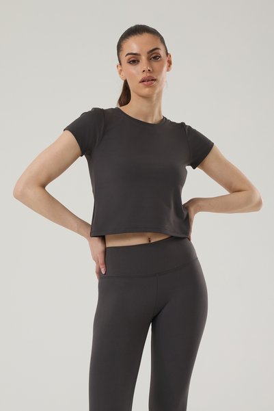 Exuma Women's Short Sleeve Crop T-Shirt 4014