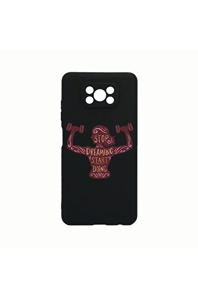 bestcase Husa Silicon, Compatibila cu Xiaomi Poco X3 Pro, Stop Dreaming Start...