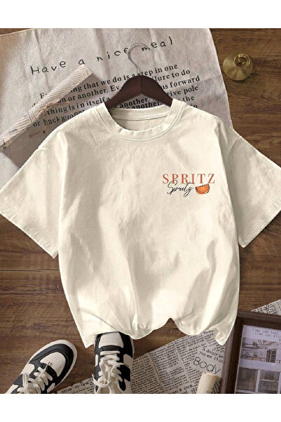 Evendi T-shirt, Ecru