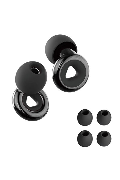 Choice6 Black Silicone Earplugs for Swimming Sleep Noise Cancel Noise Reducti...