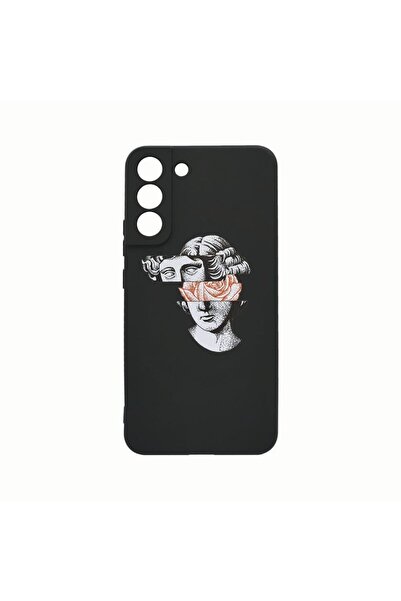 bestcase Husa Silicon, Compatibila Cu Samsung Galaxy S21, David Statue - Rose...