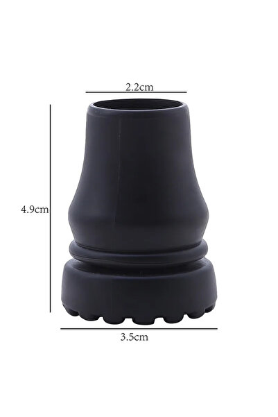 choice2 22mm 16-22mm Antiskid Walking Stick Crutch Cane Bottom Pads Cover Pro...
