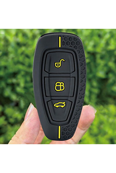 Choice1 YELLOW Car Key Pack for Ford ST Line Fiesta Focus Mondeo Ecosport Kug...