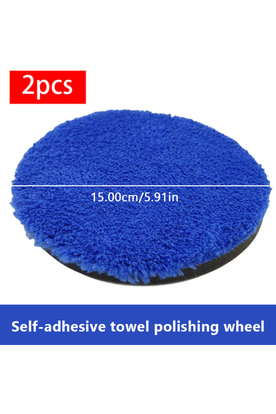 Choice5 6inch 2pcs SEAMETAL 1/2pcs 4/5/6inch Microfiber Polishing Pad Wax Buf...