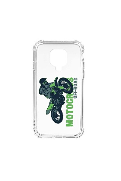 bestcase Противоударен силиконов калъф, съвместим с Xiaomi Redmi Note 9S, Мот...