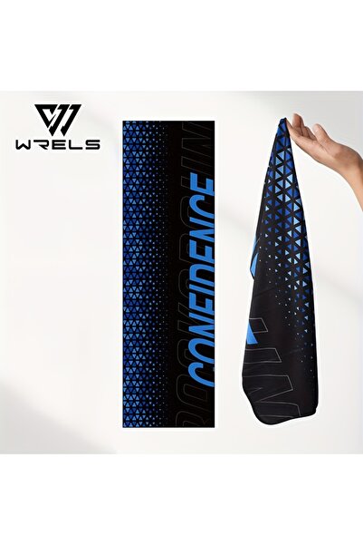 Choice blue black WRELS Ice Silk Towel Quick Dry Sweat-absorb Cold-feeling Sw...