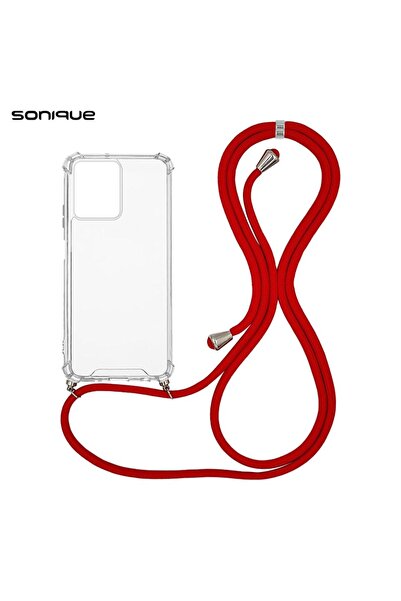Sonique Θήκη Σιλικόνης με Κορδόνι Armor Clear Xiaomi Redmi 13C 4G / Redmi 13C...