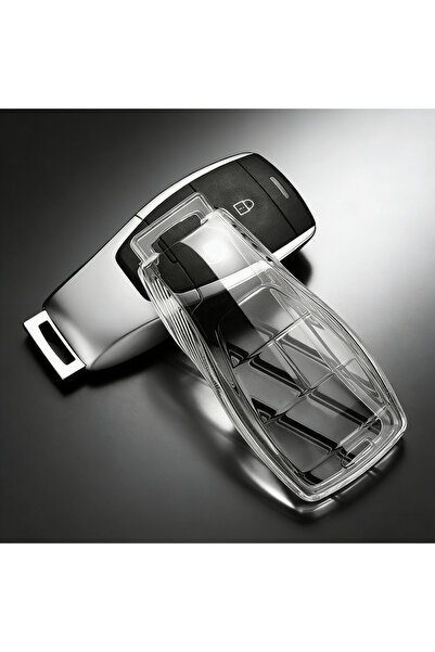 choice2 claer white 1pc Soft TPU Keychain Cover For Beijing X7 Bj40 Bj80 U7 B...