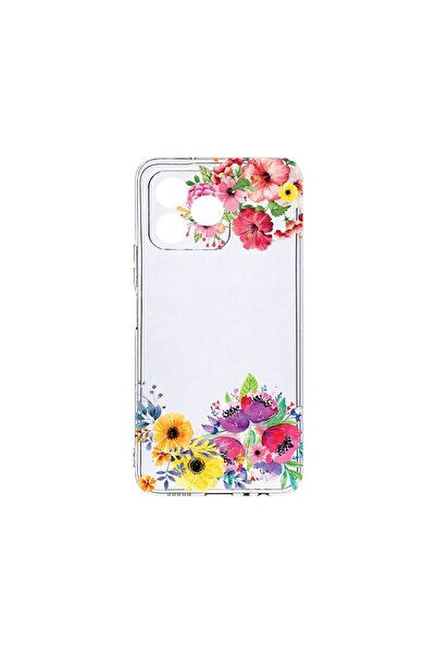 bestcase ¬Æ Husa Clear Silicon 2MM, Compatibila Cu Xiaomi Redmi 13, Flowers, ...