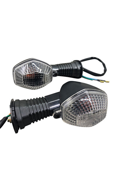 Choice Transparent Shell 1 Pair Motorcycle Turn Signal Light Indicator Lamp F...