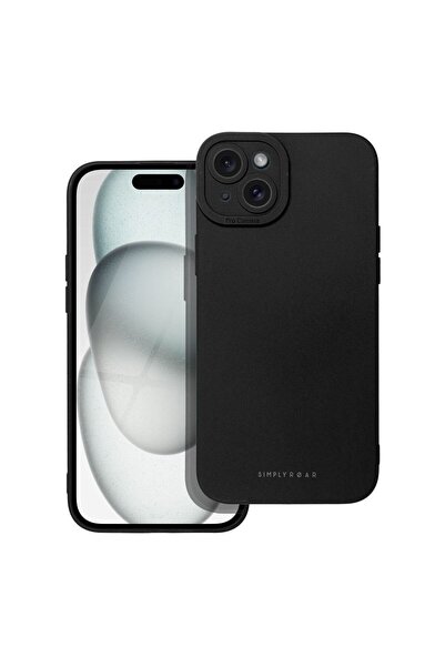 roar Θήκη Σιλικόνης Luna Apple iPhone 15 Plus Μαύρο