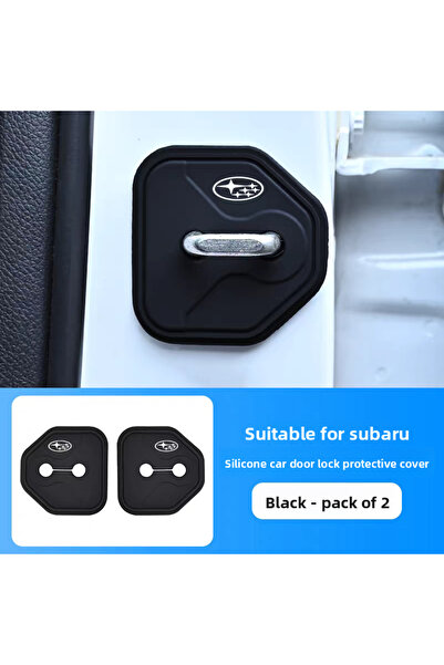 Choice1 2pcs Anti-collision Car Door Lock Protection Cover For Subaru Impreza...