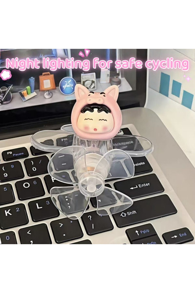 Choice4 MINISO BJ07 Cute Wind Powered Luminous Airplane, Electric Bike, Motor...