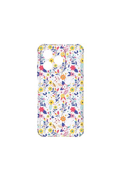 bestcase Husa pentru Xiaomi Redmi 13, BestCase¬Æ Anti Shock 1.5MM, Flower Pat...