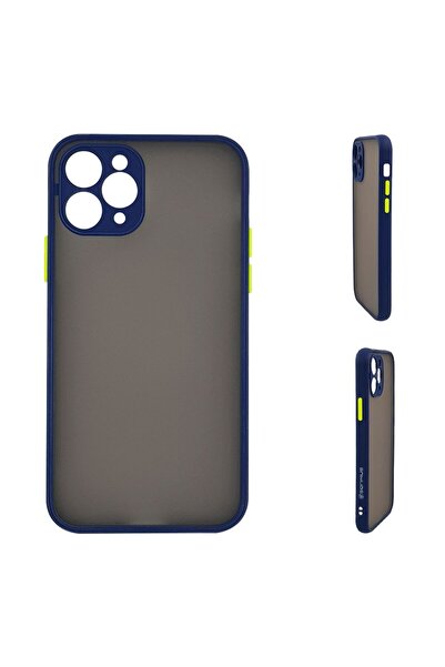 Sonique Θήκη Σιλικόνης Color Button Bumper Apple iPhone 11 Pro Μπλέ