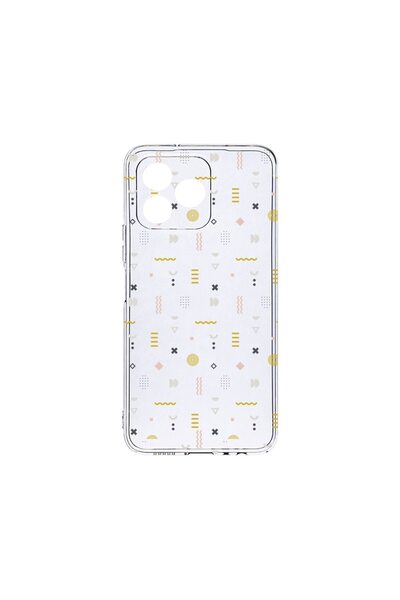 bestcase Διαφανής Θήκη Σιλικόνης 2MM, Συμβατή με Xiaomi Redmi 13, Σύμβολα, Αν...