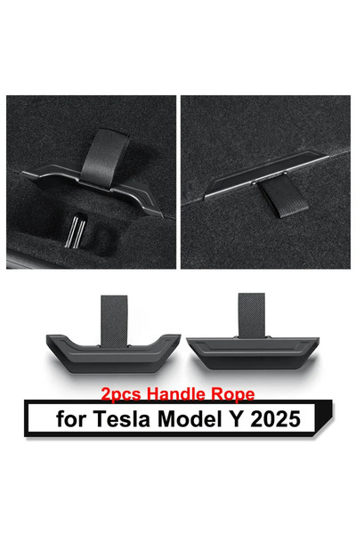 Choice حبل صندوق السيارة MY 2025 لسيارة تسلا موديل Y جونيبر 2025، حبل فتح غطا...