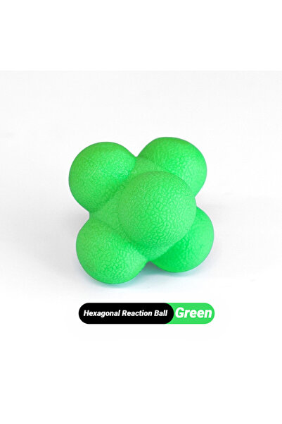 Choice Green(1PCS) Hexagonal Reaction Ball Fitness Sport Speed Agility Reflex...