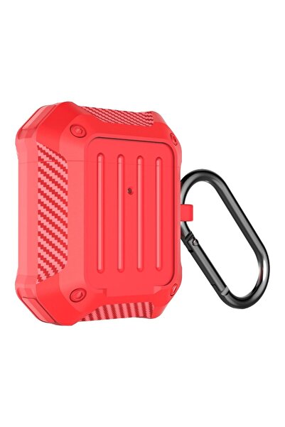 Sonique Θήκη Σιλικόνης Heavy Armor για AirPods 1/2 Κόκκινο
