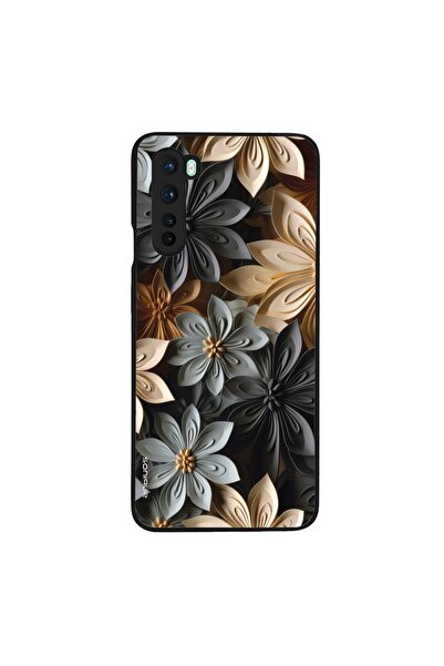 Sonique Θήκη 3D Flower Series για OnePlus Nord Γκρι