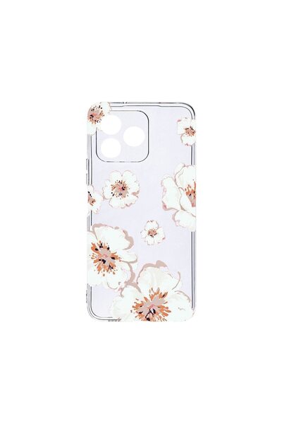 bestcase ¬Æ Husa Clear Silicon 2MM, Compatibila Cu Xiaomi Redmi 13, Pastel Co...
